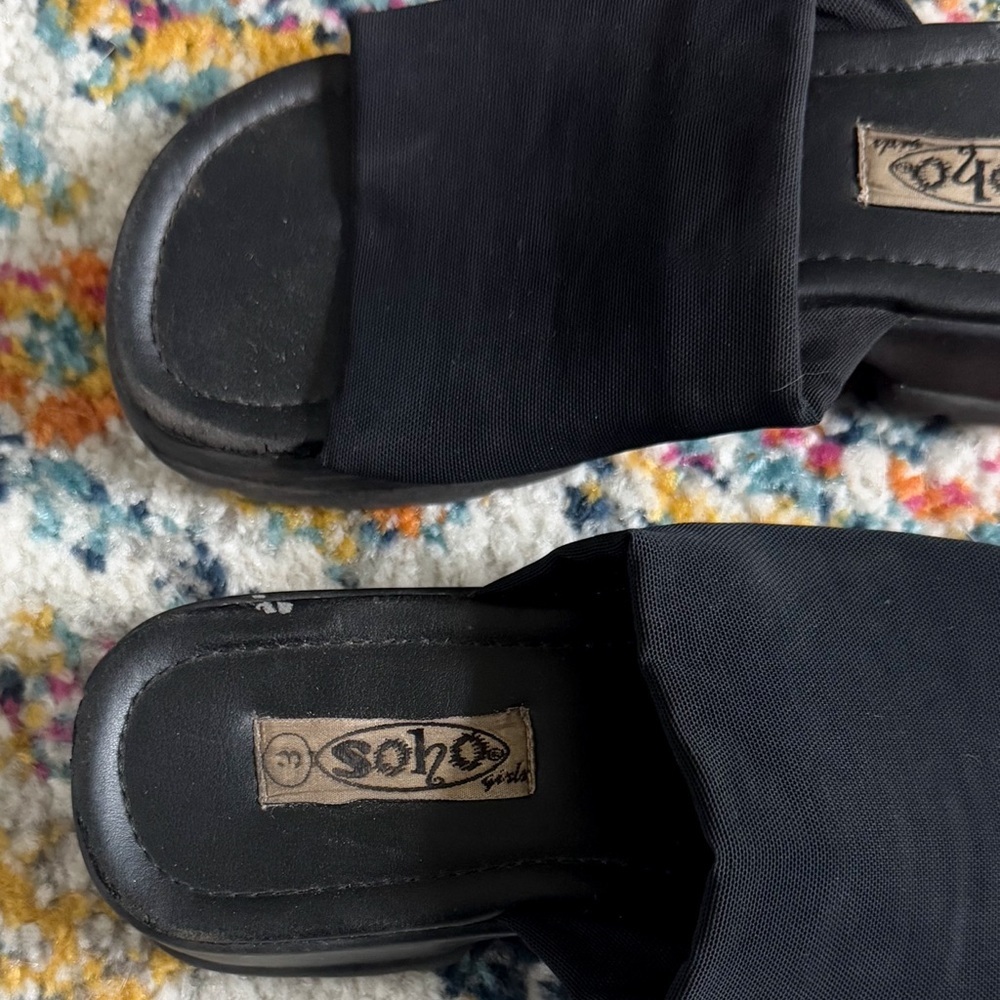 Soho Girls 90s/y2k vintage slide on sandals - Picture 5 of 5
